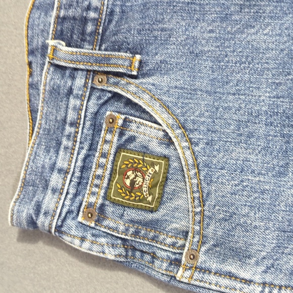 Cinch Jeans Men's 35x32 Blue Western Denim Green Label Relaxed Cowboy Rodeo - Picture 5 of 10